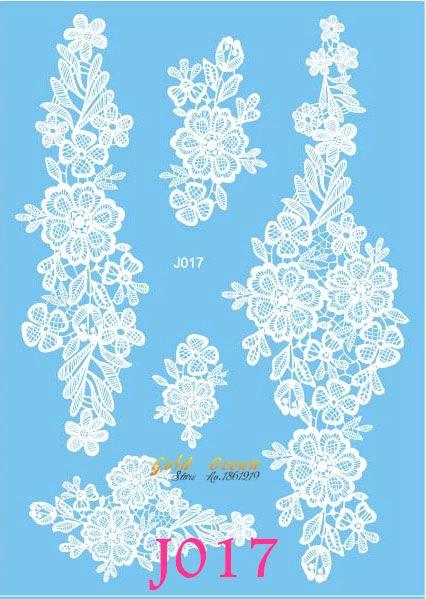 White Henna Dreamcatcher Temporary Tattoo For Women Wedding Body Art Tatoo Paste Waterproof Dream Catcher Fake Tattoo Stickers
