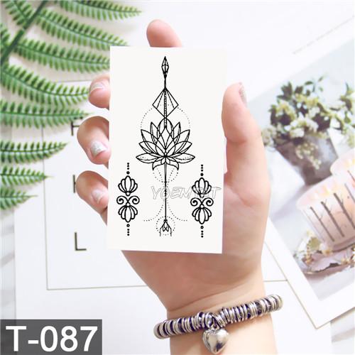 New Waterproof Temporary Tattoo sticker old school rose pattern tattoo Water Transfer tattoo flash tattoo