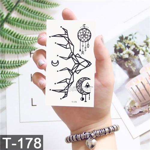 New Waterproof Temporary Tattoo sticker old school rose pattern tattoo Water Transfer tattoo flash tattoo