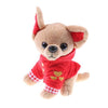 1pcs 17cm Chihuahua Puppy Kids Toy Kawaii Simulation Animal Doll Birthday Gift for Girls Children Cute Stuffed Dog Plush Toy