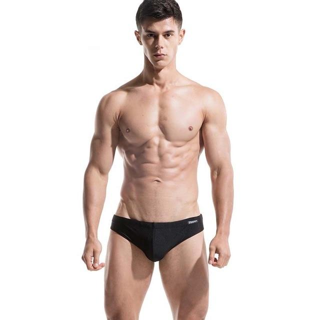 DESMIIT mens swimming trunks sexy swim shorts men liner swimwear bathing suit swimsuit male surfing beah short elastic quick dry