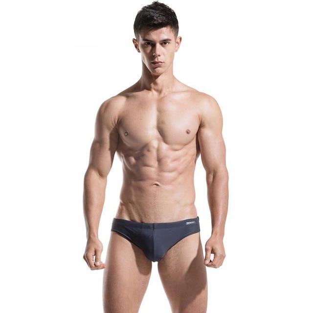DESMIIT mens swimming trunks sexy swim shorts men liner swimwear bathing suit swimsuit male surfing beah short elastic quick dry