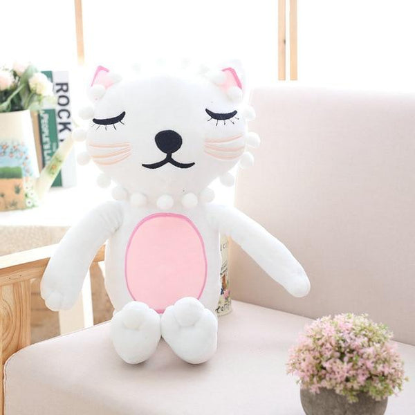 40cm Kawaii Plush Cat Lion Doll Toys For Children Room Decor Stuffed Plush Toys Kids Baby Appease Doll Christmas Gift