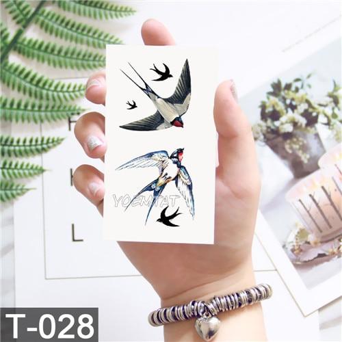 Geometry cool Temporary Tattoo Sticker Women Minimalist lines pattern Body Art New Design Fake Men Tattoos
