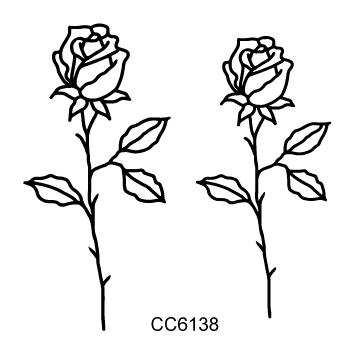 Rocooart Black White Style Tattoo Sticker Tree Taty Flower Temporary Tattoo Sticker For Body Art Tatouage Wolf Space Fake Tattoo