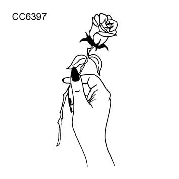 Rocooart Black White Style Tattoo Sticker Tree Taty Flower Temporary Tattoo Sticker For Body Art Tatouage Wolf Space Fake Tattoo