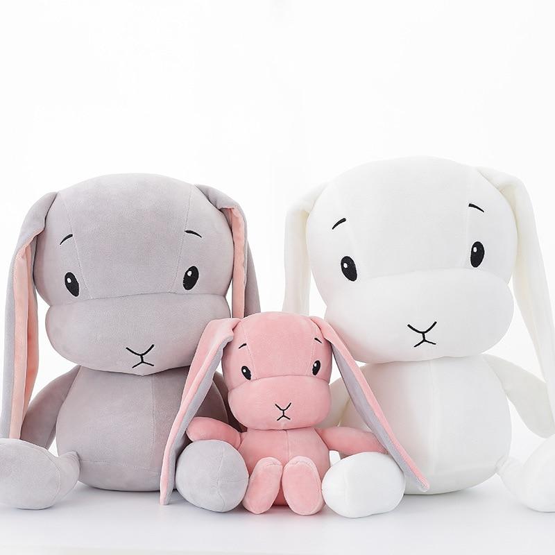 lucky boy sunday 65/50/25cm cute rabbit plush toy stuffed soft rabbit doll baby kids toys animal toy birthday christmas gift
