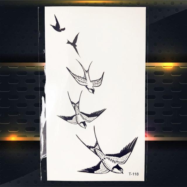 Cute Cosmos Temporary Tattoo Sticker For Children Body Art Fake Black Water Transfer Tattoo Universe Planet Pattern Tatoos Women