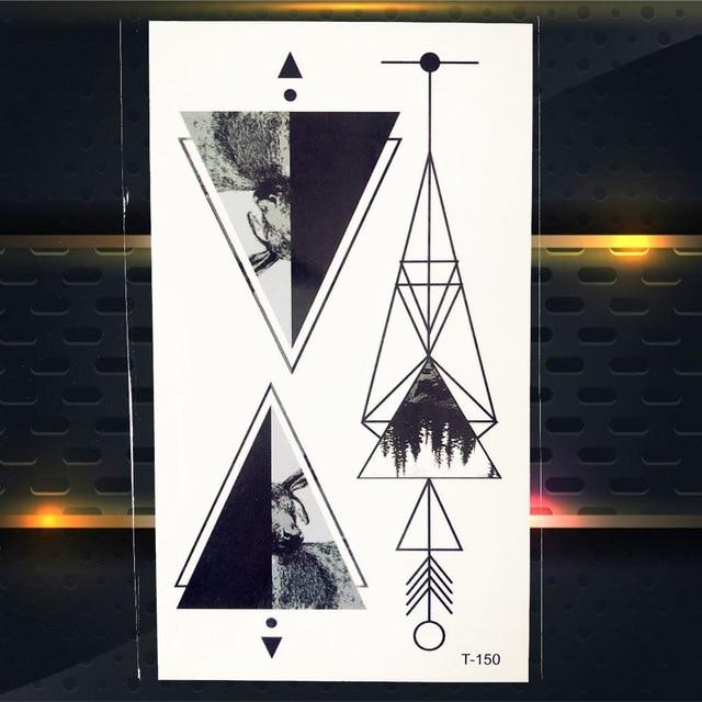 Cute Cosmos Temporary Tattoo Sticker For Children Body Art Fake Black Water Transfer Tattoo Universe Planet Pattern Tatoos Women