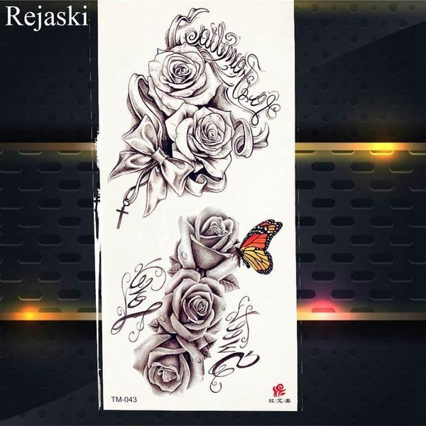 Watercolor Dream Catcher Temporary Tattoo Stickers Women Body Arm Art Painting Flash Tatto Girl Waist Feather Fake Tattoo Tribal