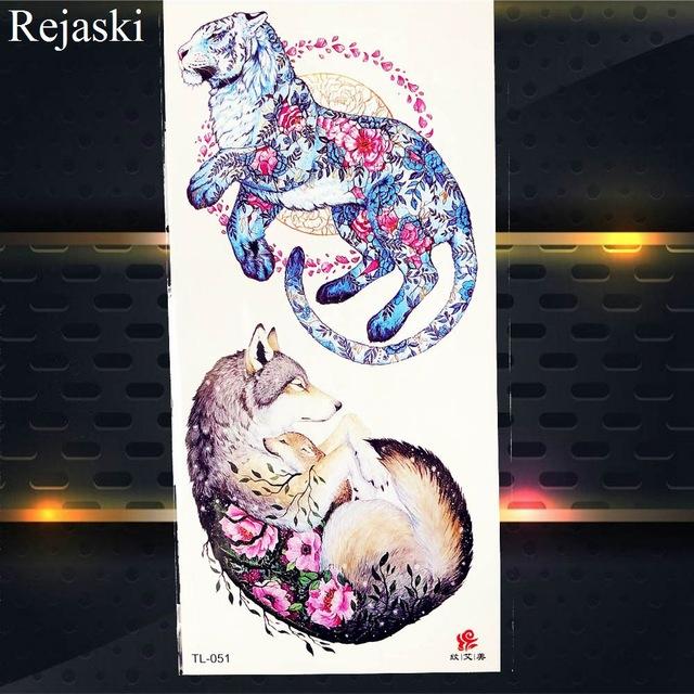 Watercolor Dream Catcher Temporary Tattoo Stickers Women Body Arm Art Painting Flash Tatto Girl Waist Feather Fake Tattoo Tribal