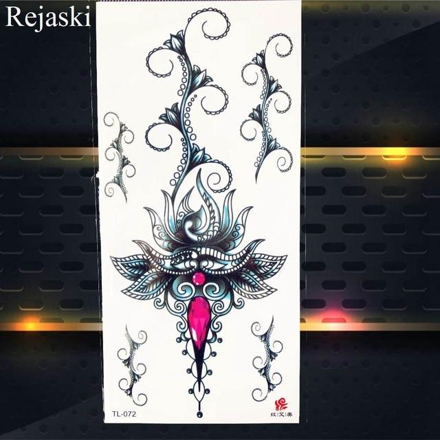 Watercolor Dream Catcher Temporary Tattoo Stickers Women Body Arm Art Painting Flash Tatto Girl Waist Feather Fake Tattoo Tribal
