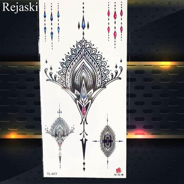 Watercolor Dream Catcher Temporary Tattoo Stickers Women Body Arm Art Painting Flash Tatto Girl Waist Feather Fake Tattoo Tribal
