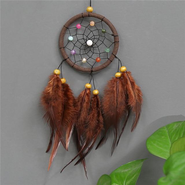 Car Pendant Decoration Dream Catcher Feather Suspension Ornament Automobiles Interior Dreamcatcher Hanging Trim Auto Accessories