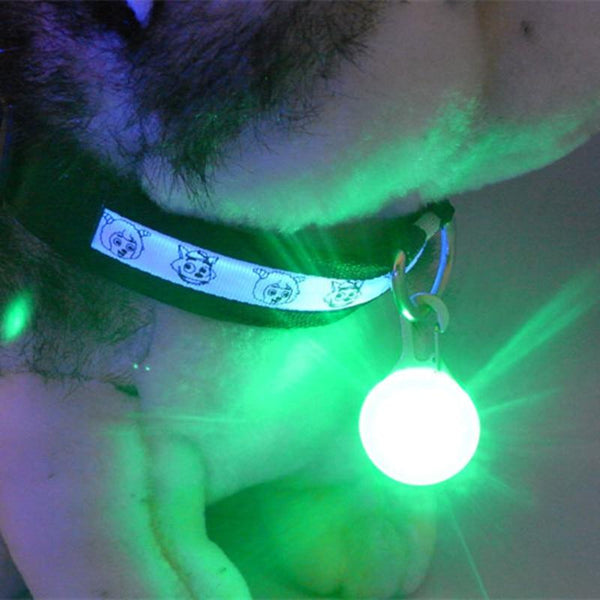 1 Pcs LED Pet Dog Collar Pendant Night Safety Pendant Luminous Night Light Collar Pedant Dog Accessories Pet Supplies