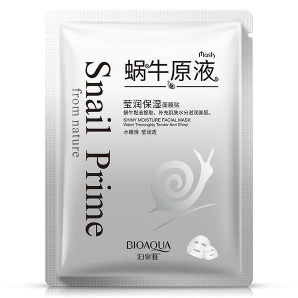 BIOAQUA Snail Facial Mask Moisturizing Face Mask Whitening Oil Control Shrink Pores Skin Care