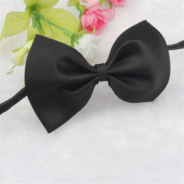 Dog Puppy Cat Kitten Pet Toy Kid Bow Tie Necktie Clothes Adjustable 105mm x 60mm For Small Mudium Dogs 2018