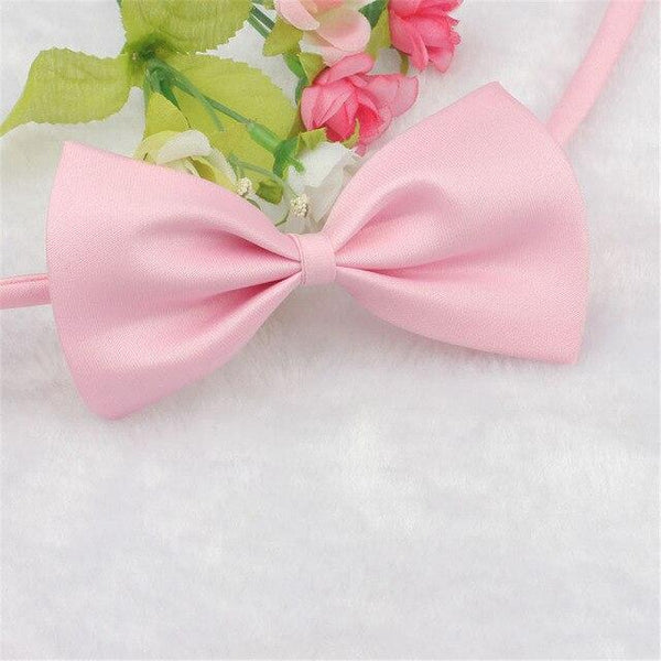 Dog Puppy Cat Kitten Pet Toy Kid Bow Tie Necktie Clothes Adjustable 105mm x 60mm For Small Mudium Dogs 2018