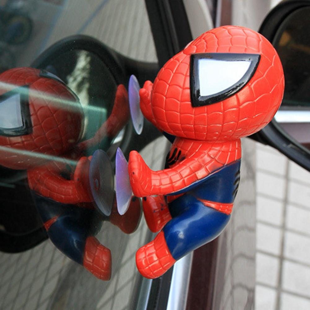 Climbing Spiderman Window Sucker Spider Man Toy Spider-Man Doll Car Interior Decoration Ornaments Styling Dashboard Accessories