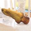 1PC Creative Pet Cat Kitten Chewing Cat Toys Catnip Stuffed Fish Interactive Kitten Product 20cm 30cm 40cm four sizes