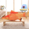 1PC Creative Pet Cat Kitten Chewing Cat Toys Catnip Stuffed Fish Interactive Kitten Product 20cm 30cm 40cm four sizes