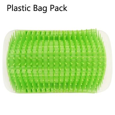 Corner Cat Brush Pet Comb Play Toy Plastic Scratch Bristles Arch Massager Self Grooming Scratcher Cats Toys