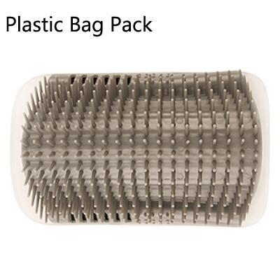 Corner Cat Brush Pet Comb Play Toy Plastic Scratch Bristles Arch Massager Self Grooming Scratcher Cats Toys