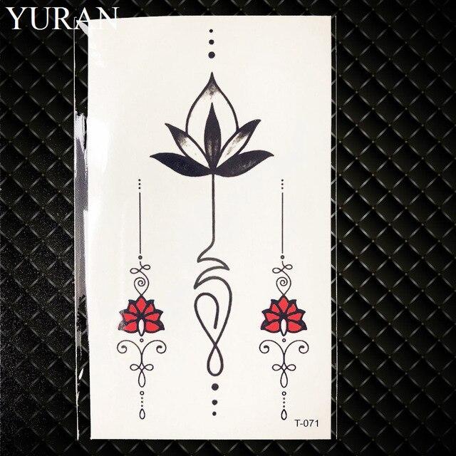 Black Round Planet Moon Elk Earth Water Transfer Tattoo Flower Women Kids Temporary Tattoo Sticker Mountain Fake Tatoo Men Decal