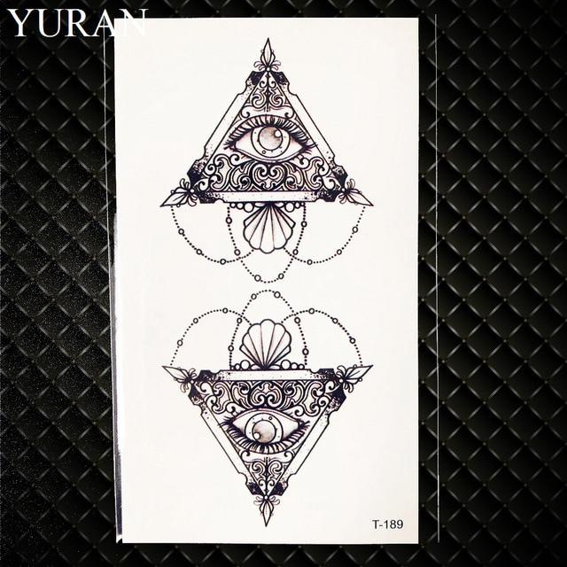 Black Round Planet Moon Elk Earth Water Transfer Tattoo Flower Women Kids Temporary Tattoo Sticker Mountain Fake Tatoo Men Decal