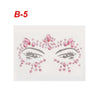 Adhesive Face Gems Rhinestone Temporary Tattoo Jewels Festival Party Body Glitter Stickers Makeup Temporary Tattoos Stickers