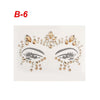 Adhesive Face Gems Rhinestone Temporary Tattoo Jewels Festival Party Body Glitter Stickers Makeup Temporary Tattoos Stickers