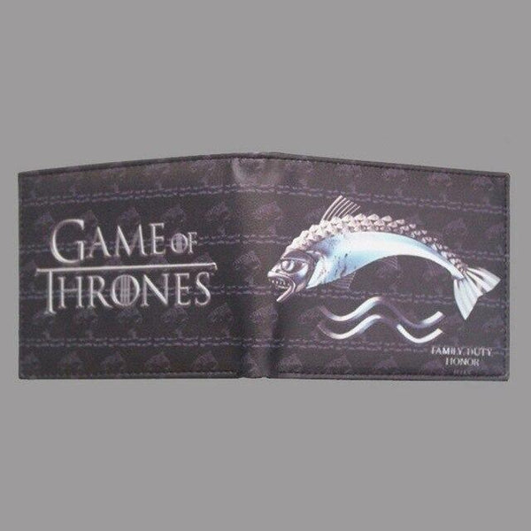 Hot Sale Game of Thrones Short Wallets Movie Anime Card and Photo Holder Purse PU Leather Wallet