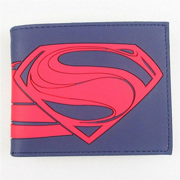 DC Comics Superhero Batman VS Superman Short Wallets Anime Card and Photo Holder Purse Cartoon Wallet Kids Birthday Gift