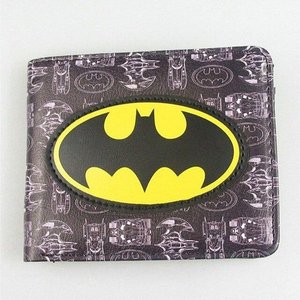 DC Comics Superhero Batman VS Superman Short Wallets Anime Card and Photo Holder Purse Cartoon Wallet Kids Birthday Gift