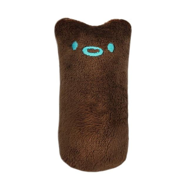 Funny Interactive Plush Cat Toy Pet Kitten Chewing Toy Teeth Grinding Catnip Toys Claws Thumb Bite Cat mint For Cats Cat Supply