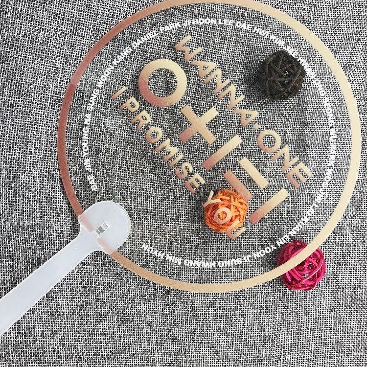 [MYKPOP]WANNA ONE Daniel Lai Kuan Lin Fan New Album HD Photo PVC Fan KPOP Transparent Fans Collection SA18060311