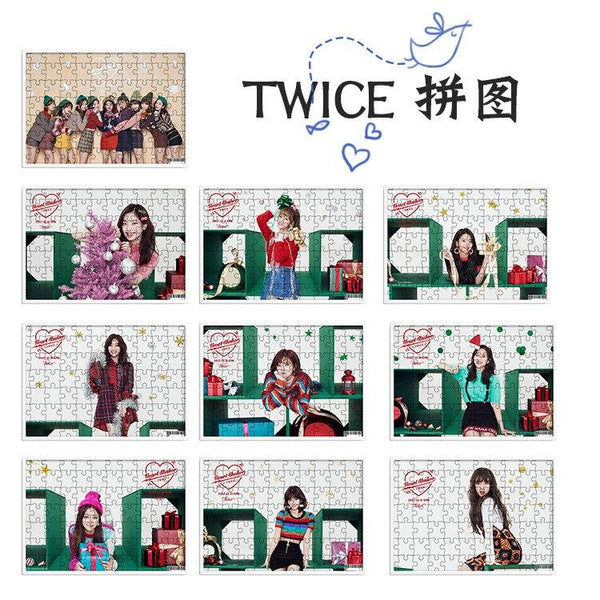 [MYKPOP]TWICE SANA Lim Na Yoo JungYeon Puzzles 120pcs With a Photo Frame Desk Decoration KPOP Fans Collection SA18052107