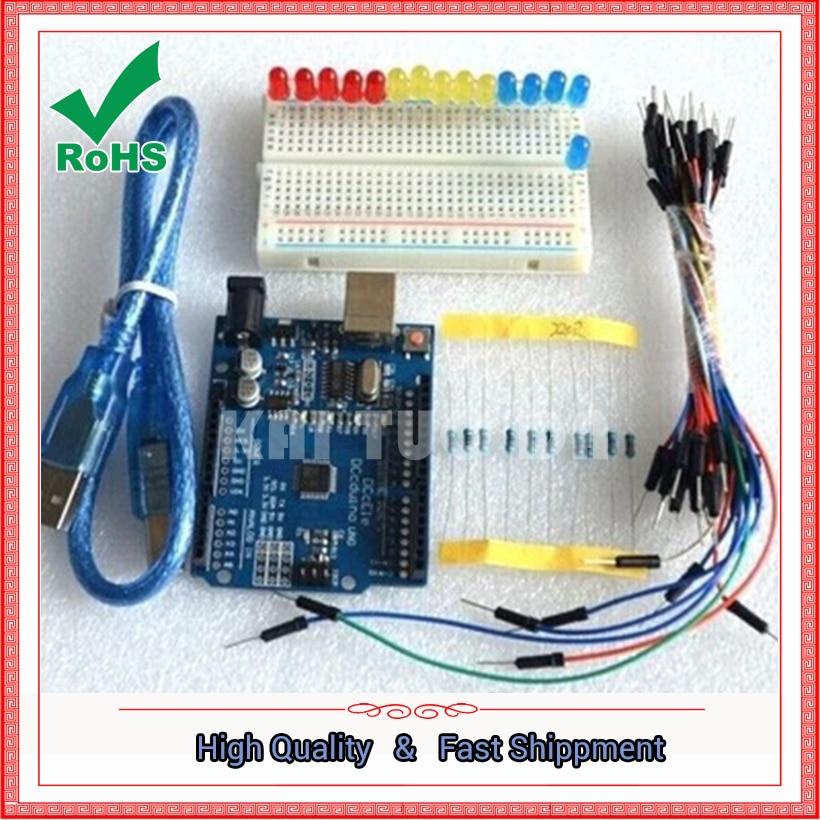 UNO R3 Learning Suite Upgrade Edition Starter Kit Development Board Kit Robot Production Kit 1 module 0.18kg