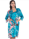 2 Piece Set Women Silk Peacock Kimono Robes Sexy Lingerie Women Wedding Party Bridesmaid Robe Satin Nightgown Bathrobe Pijam