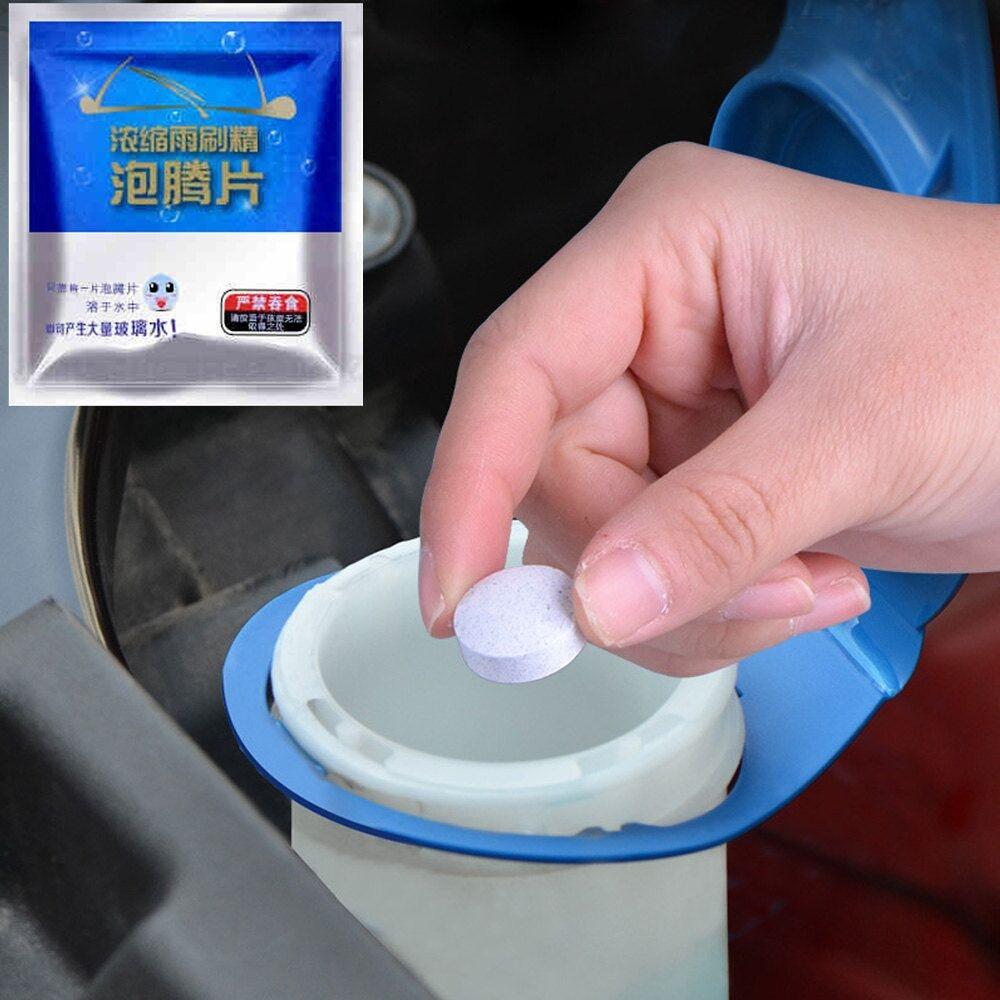 5pcs Auto Car Windshield Glass Wash Cleaning Concentrated Effervescent Tablets Cleaner