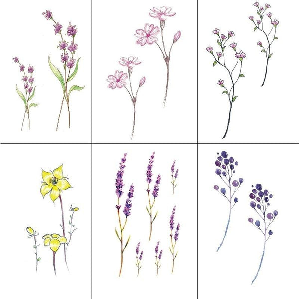 High quality waterproof flower temporary tattoos for women hand tattoo sticker fashion body art arm fake tatoo paper  SYA013