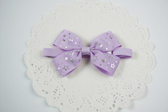 Fashion Dog Tie Cute Shining Star Ribbon Pet Bow Tie Small Large Dog Cat Neck Ties Pet Grooming Accessories 6 Colors