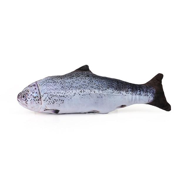Plush Creative 3D Carp Fish Shape Cat Toy Gift Cute Simulation Fish Playing Toy For Pet Gifts Catnip Fish Stuffed Pillow Doll