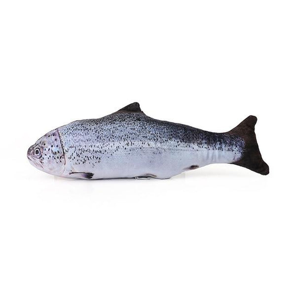 Plush Creative 3D Carp Fish Shape Cat Toy Gift Cute Simulation Fish Playing Toy For Pet Gifts Catnip Fish Stuffed Pillow Doll