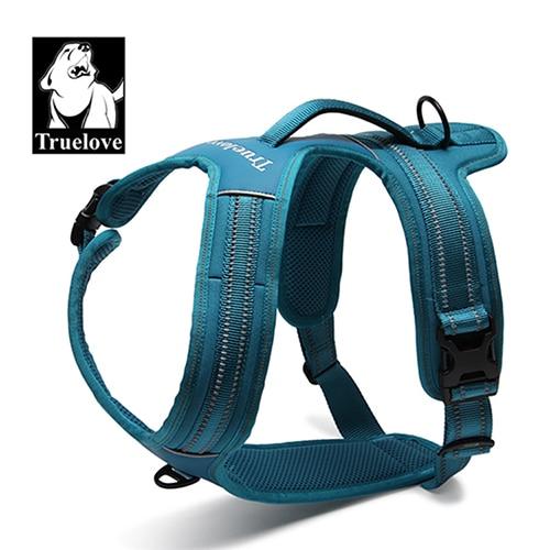 Truelove Sport Nylon Reflective No Pull Dog Harness Soft Adjustable Strap Front Range Vest Harness for Dogs Pet Supplies bulldog