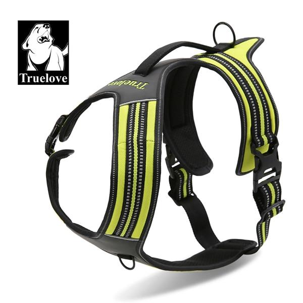 Truelove Sport Nylon Reflective No Pull Dog Harness Soft Adjustable Strap Front Range Vest Harness for Dogs Pet Supplies bulldog