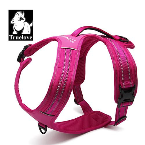 Truelove Sport Nylon Reflective No Pull Dog Harness Soft Adjustable Strap Front Range Vest Harness for Dogs Pet Supplies bulldog