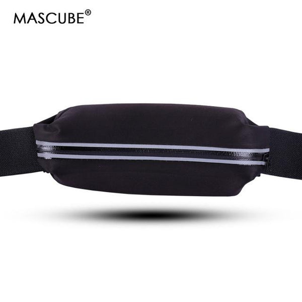 MASCUBE Waterproof Sport Waist Bag Jogging Running Workout Elasticity Multifunction Packet Fitness Accessories