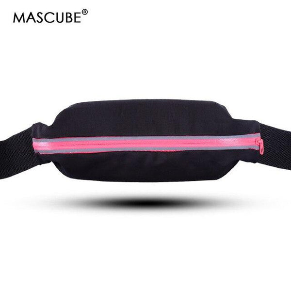 MASCUBE Waterproof Sport Waist Bag Jogging Running Workout Elasticity Multifunction Packet Fitness Accessories
