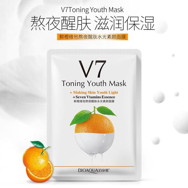 BIOAQUA Red Pomegranate Mask Fruits animals mascara facial mask treatment  sheet masks korean cosmetics acne tony moly skin care